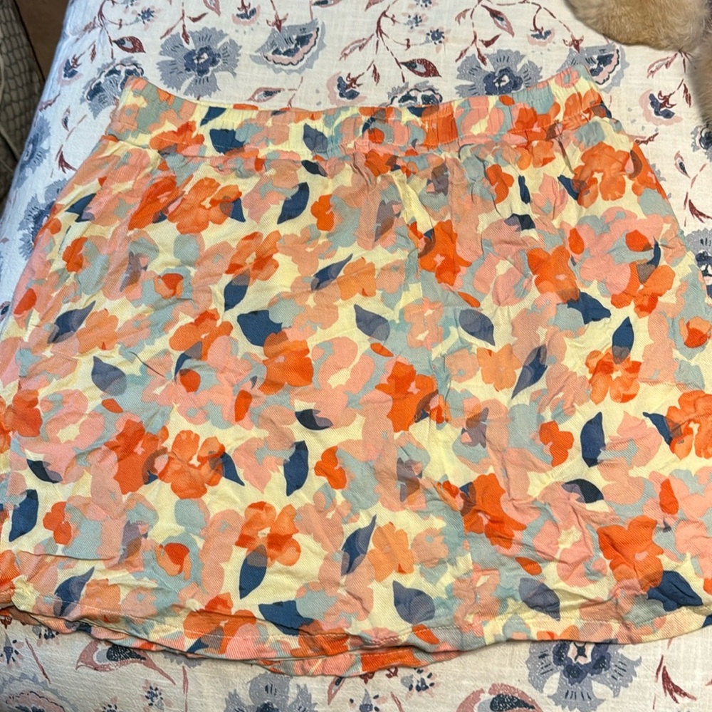 Tulle floral skirt